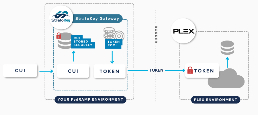 plex cmmc compliance control with tokenization 